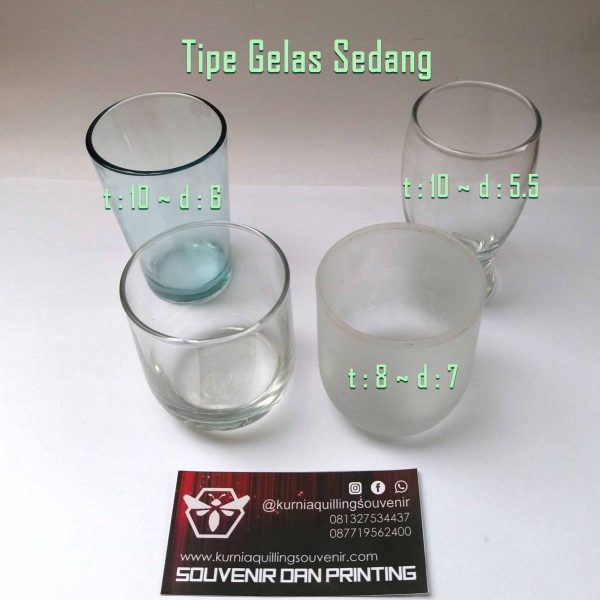 Gelas Sedang