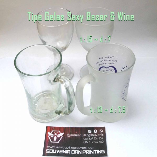 Gelas Sexy Besar & Wine