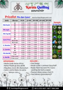 cetak pin peniti  Karangpucung