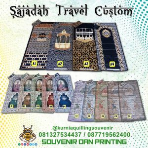 Sajadah Travel Custom Nama
